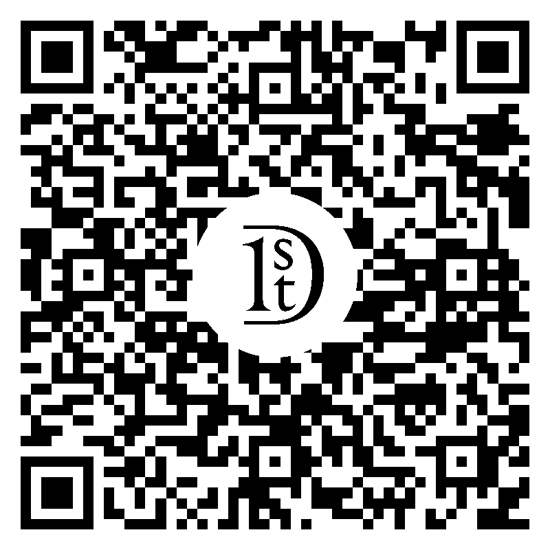 Dutch Hand Carved Solid Oak Side Table to Sit next to a Desk Part of