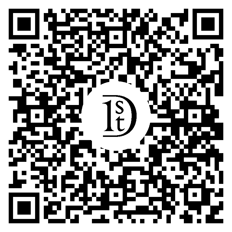 French Art deco Black and White Gold Leaf Wall Mirror For Sale at